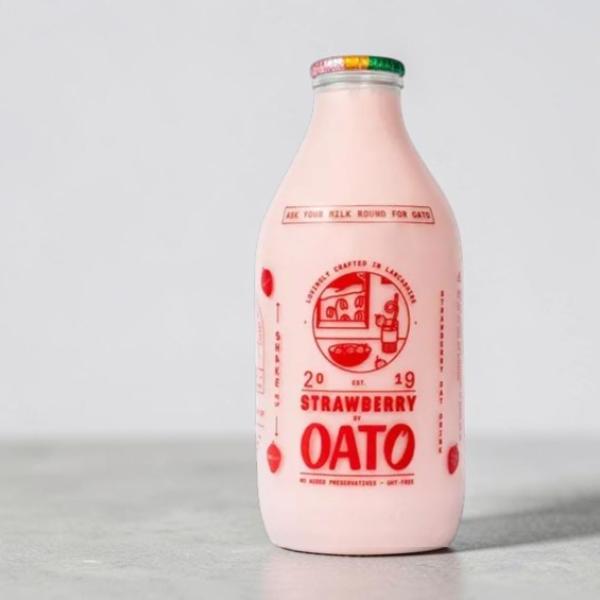1 pint STRAWBERRY OATO MILKSHAKE